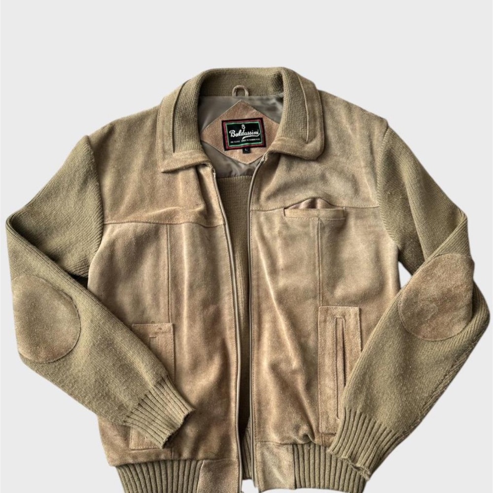 Vintage Baldassini Tan Suede Jacket